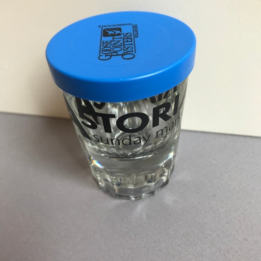 ASTORIA SUNDAY MARKET SHOT GLASS